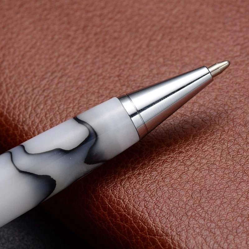 custom business pen metal marble pen student office ballpoint pen