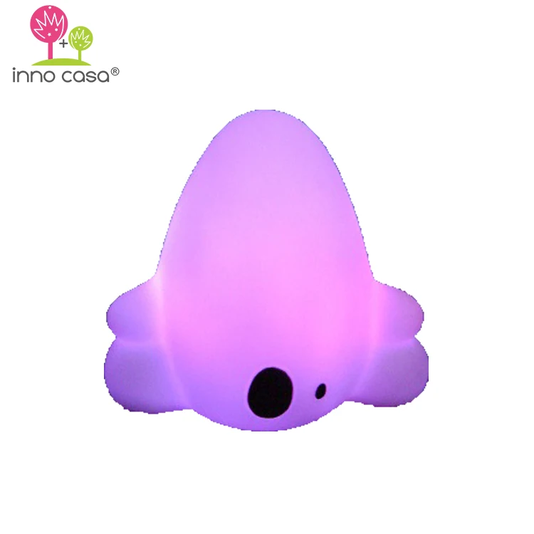 Promotional Small LED RGB color change Octopus Bedroom Light Night For Baby