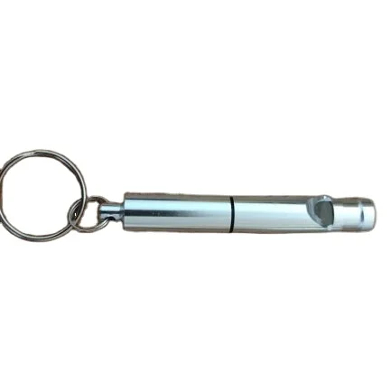 
Metal Police Scout Whistle Promotion Stainless Steel Sport Whistle Emergency Survival Whistle with Lanyard 