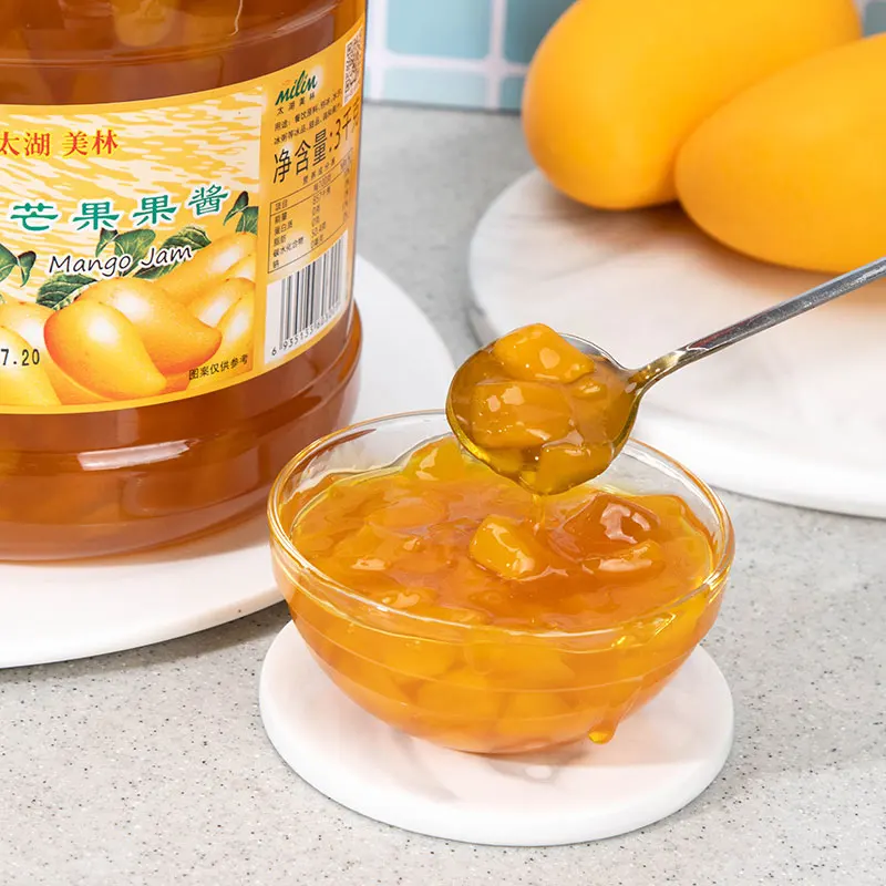 Концентрированный Манго сок манго Джем Прямая продажа молочного чая сырье завод в Тайване, Китай