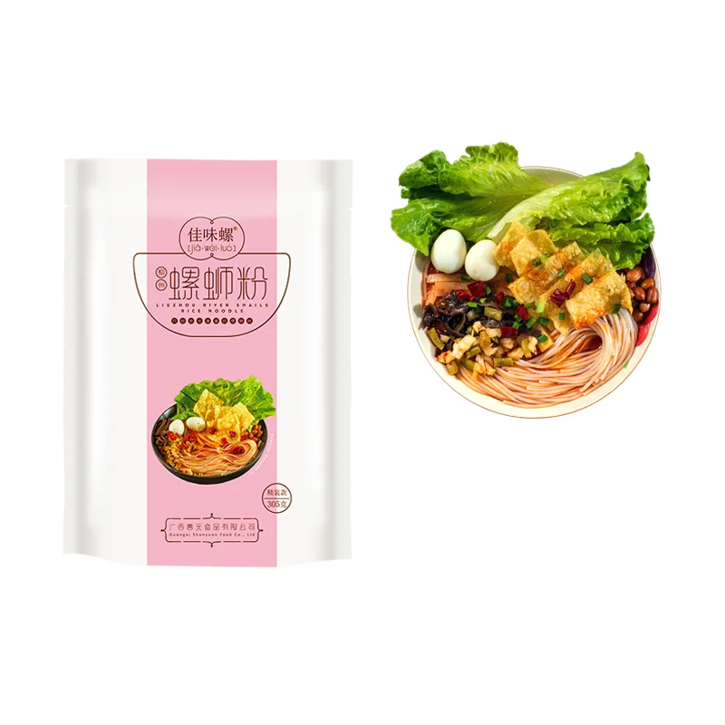 Fast Delivery Chinese Spicy Food Boiled Noodle Guangxi Liuzhou River Snails Rice Noodle Bga