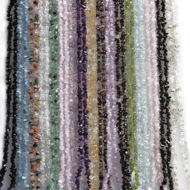 Wholesale crystal gravel Semi-finished crystals healing stones jewelry crystal loose gemstone for sweater chain