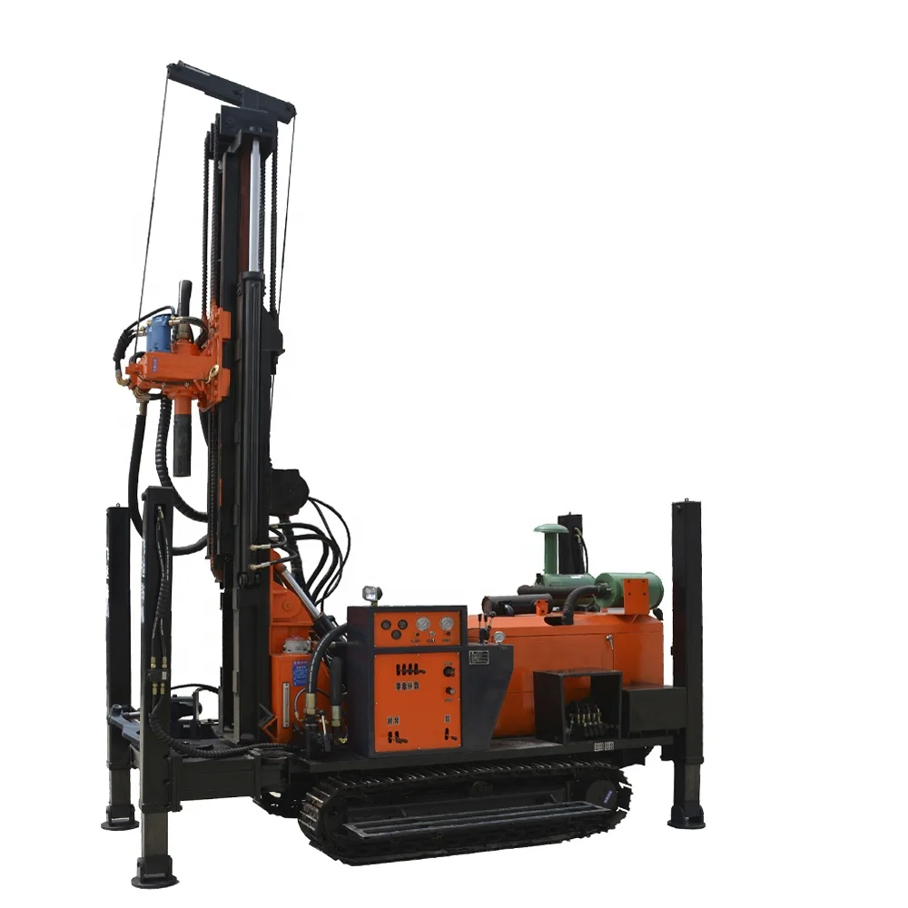 
Fy300 Crawler Hydraulic Machine Dual Motors Provide Power Deep Borehole Water Well Drilling Rig Machine 