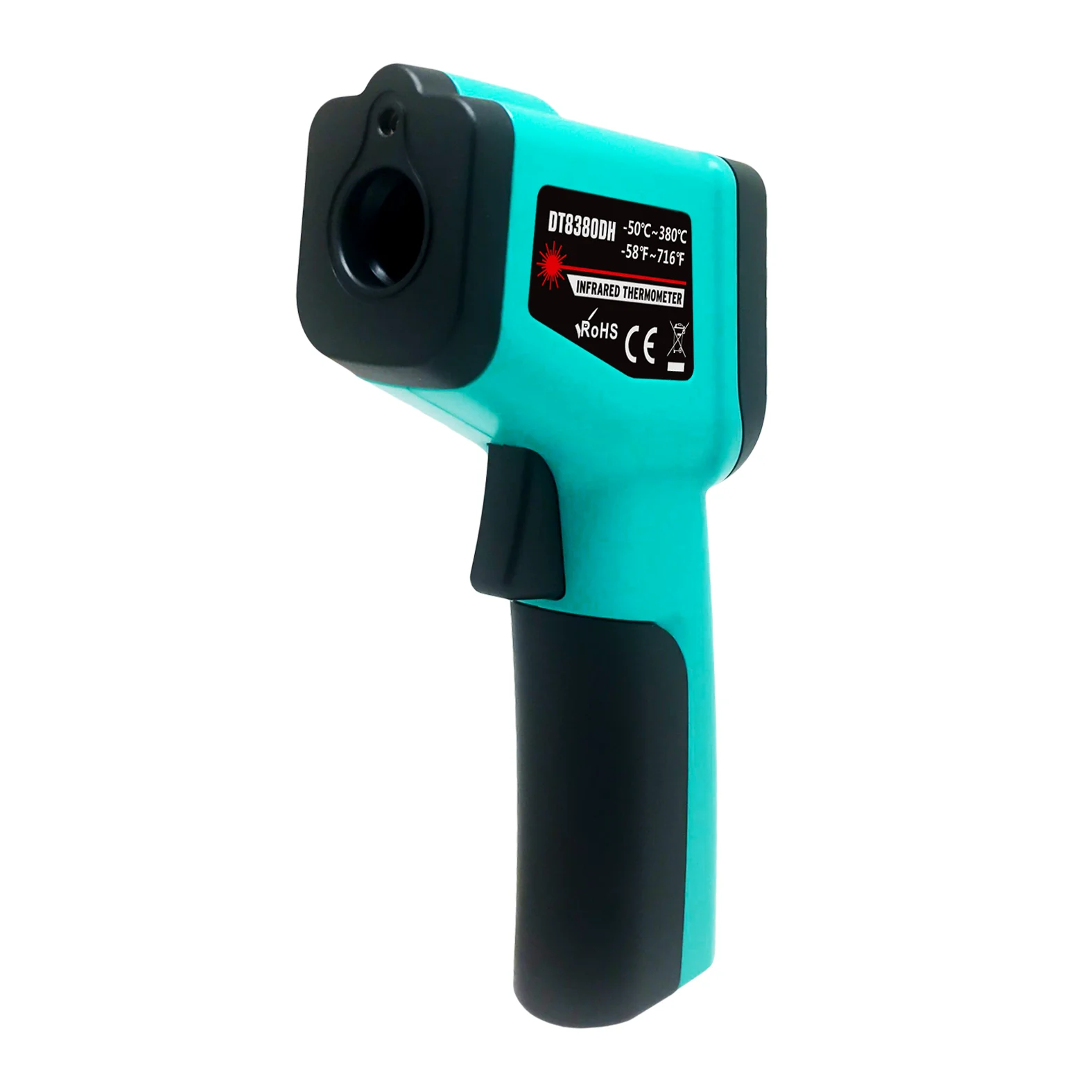 Manufacturer industrial non -contact Thermometer ir pyrometer 550c laser point gun black color Thermometer