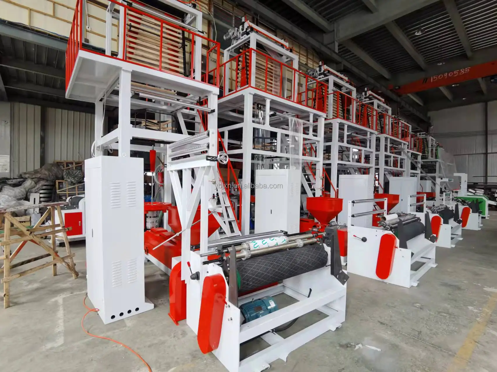 Вращающаяся машина для выдувания малого экструдера ПЭ термоусадочной пленки