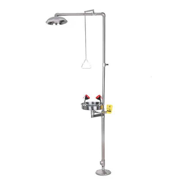 Профессиональный производитель, промышленная безопасность, аварийная безопасная душевая станция для мытья глаз