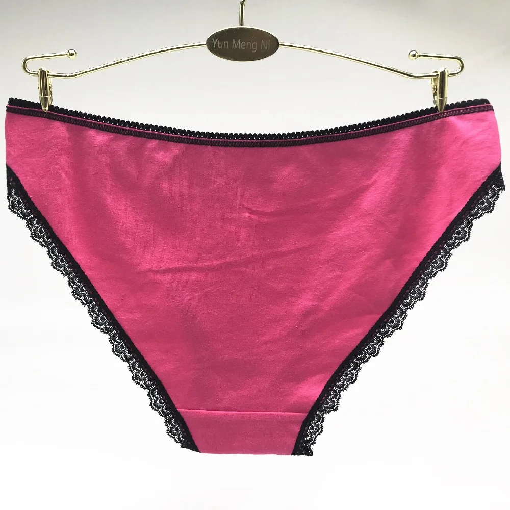 High cut brief mesh with cotton fabric sexy girls inner wear panty