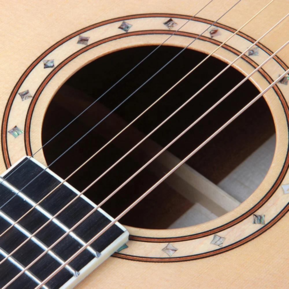 CH-1800S-41  41 Inch Chinese Music Cutaway Chihiro Acoustic Solid Wood Guitar