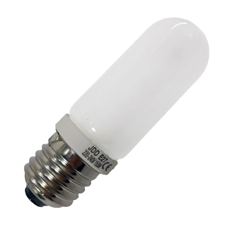 Hotsale JDD 150W 250W E27 220V-240V frosted halogen Modeling camera Bulb tube Lamp for photo studio photography flash light