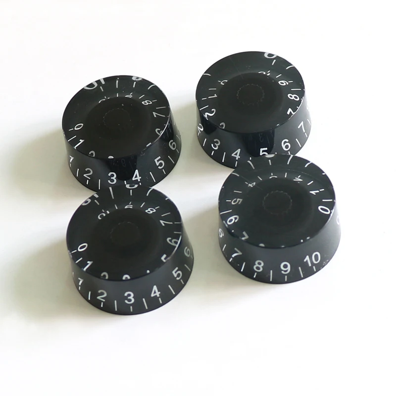 Black LP Speed Guitar Knobs For Tone Volume Control To Electric guitar spare parts online shopping store