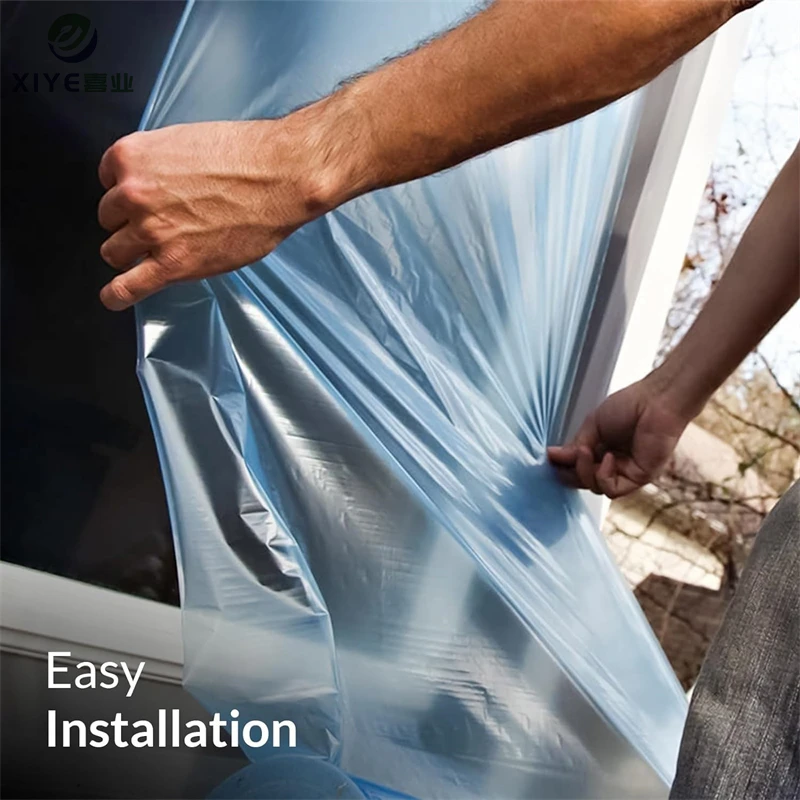 custom certified imported material transparent waterproof pe film for effective surface protection