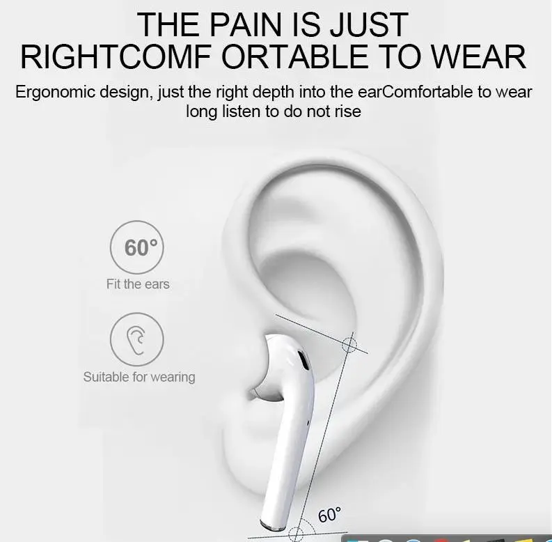 Classical style tws earphones inpods 12 true wireless stereo  headphone