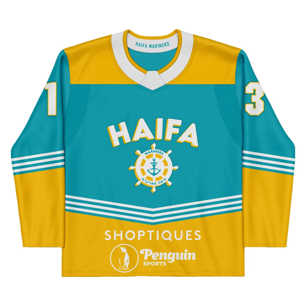 Custom men sublimate ice hockey jersey embroidered