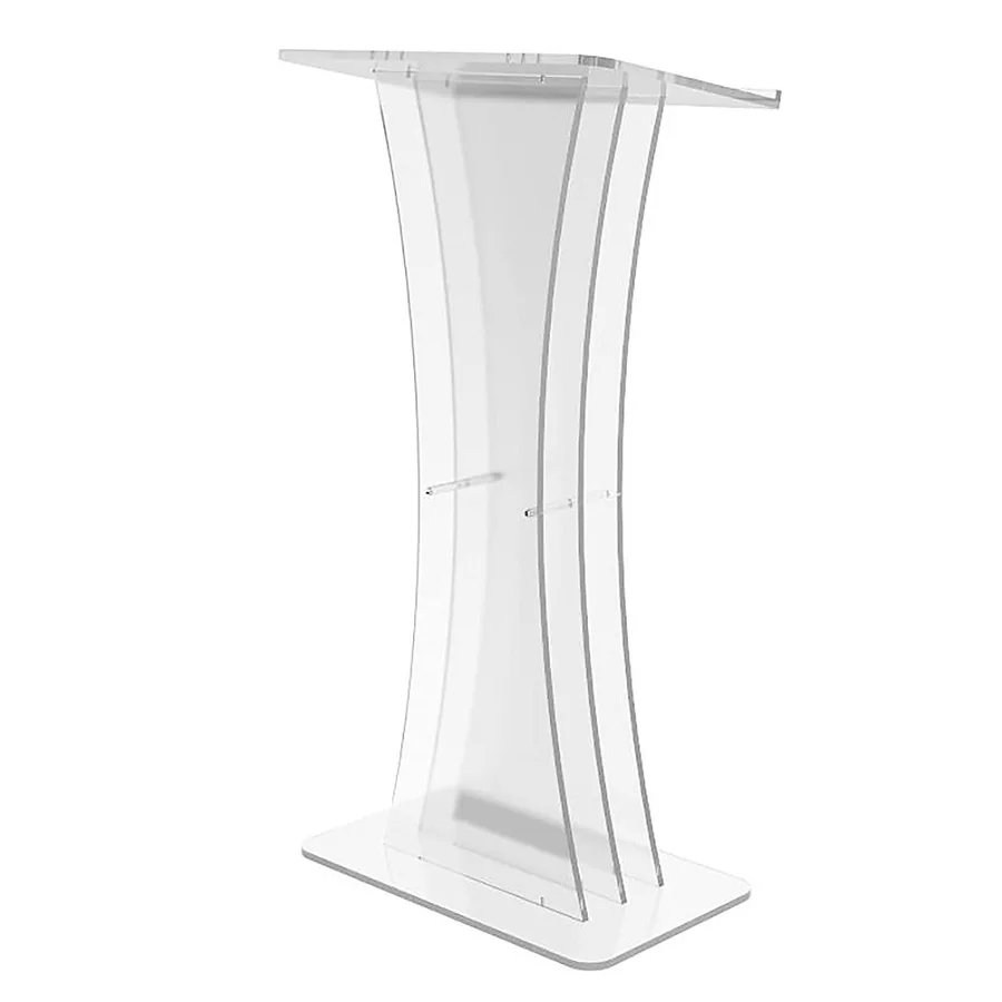 Clear Acrylic Lectern Church Pulpit Podium for Speech