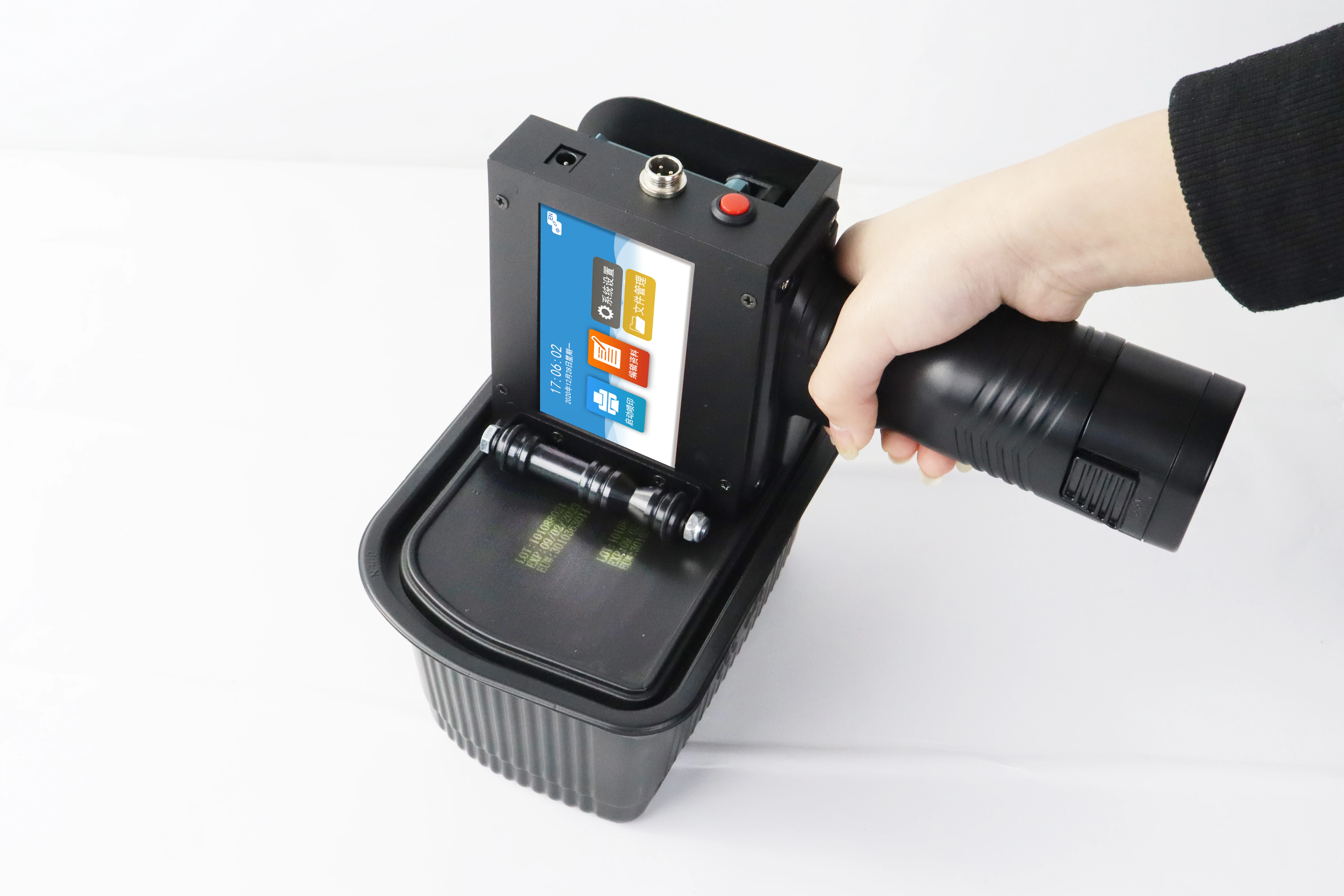 12.7MM 26 Languages QR Bar Code Date Number Logo Great Quality Portable Handheld Online Inkjet Printer