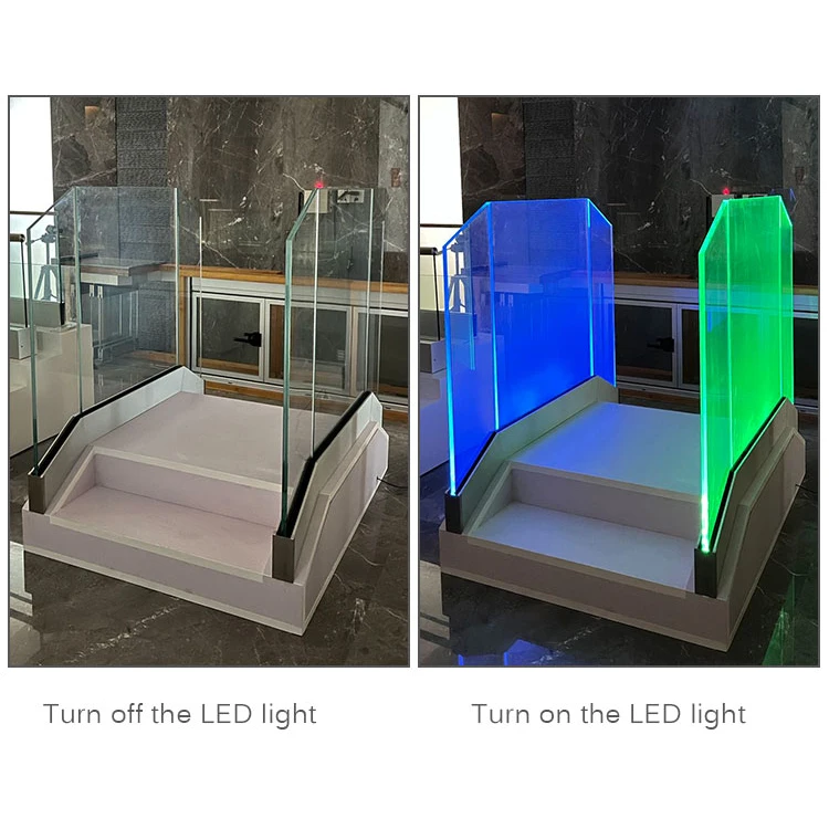 Glass balustrade railing for outdoor steps glass handrail fence double glazed handrails balustrade aluminium railing for balcony