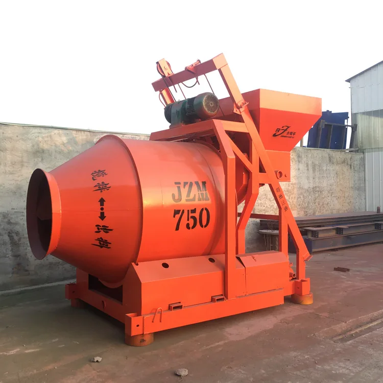  Тяжелое промышленное оборудование 380 В JZM750 Реверсивный барабан Бетономешалка