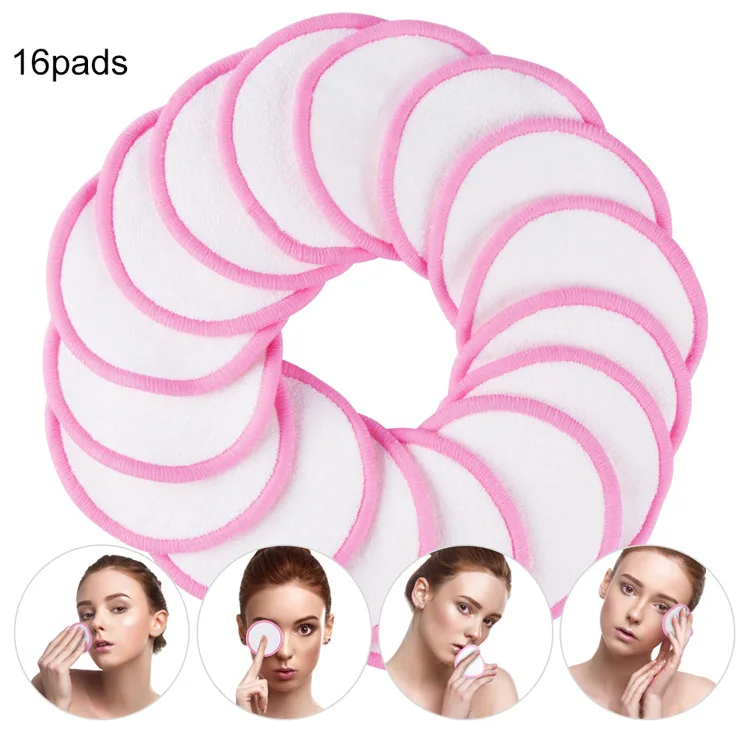Coton Dmaquillant Luffacoton Dmaquillant Bambou Makeup Remover Cleaning Makeup Pads for Woman Face Cleansing