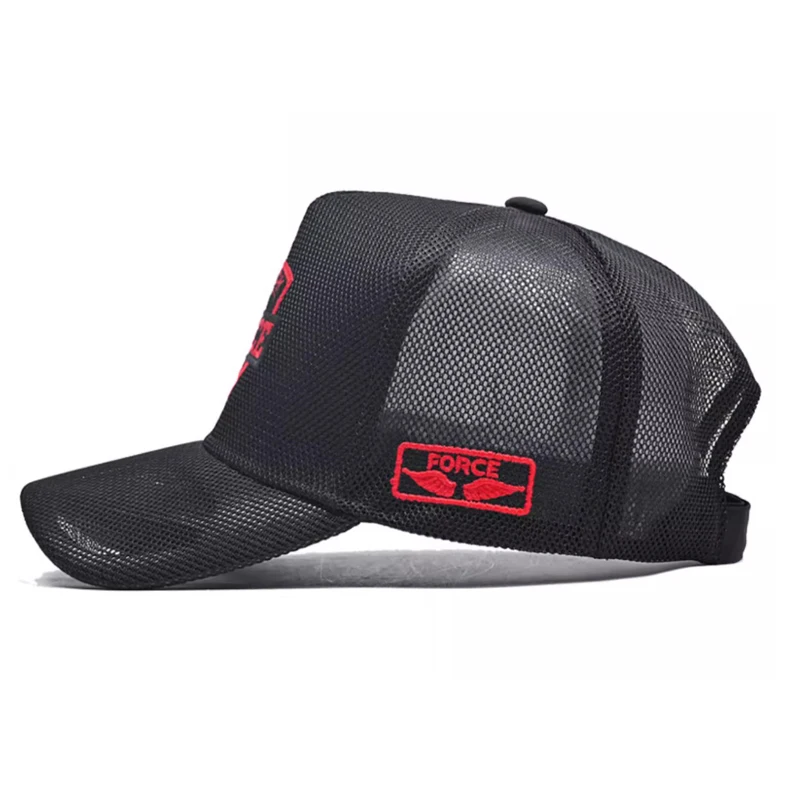 Wholesalers In Stock Summer Mesh Baseball Cap for Men Breathable Full Mesh Hat 5 Panel Trucker Hats Outdoor Sports Running hat