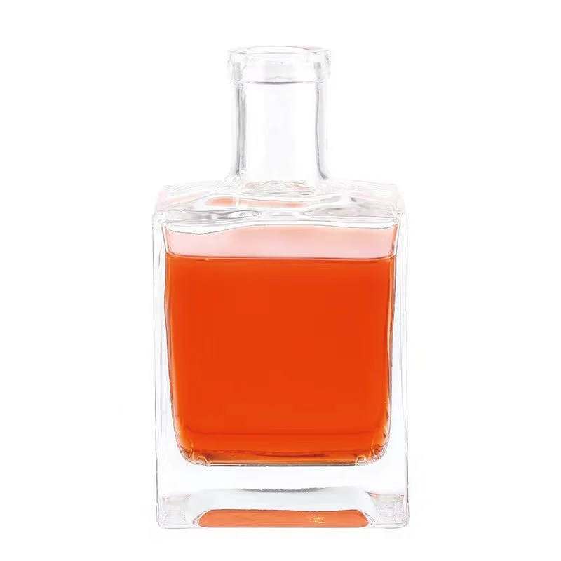 Custom 250Ml 500Ml 750Ml Glass Bottle Wholesale Rum Whiskey Liquor Gin Wine Spirit vodka bottle