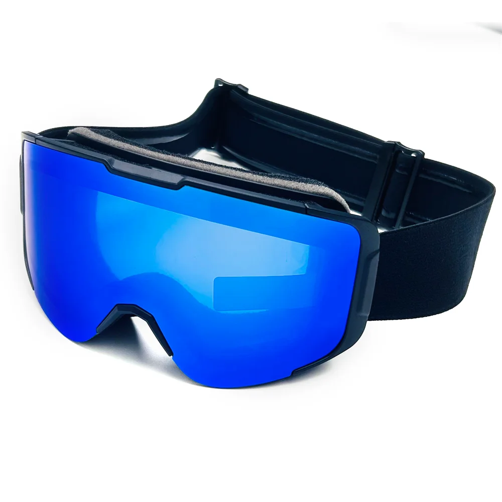 Custom Wholesale Kids Ski Goggles Anti-Fog Anti-UV OTG Suitable For Helmets Snowboard Snow Goggles Children Youth