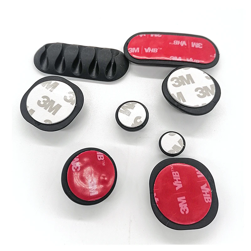 Cable Organizer/Winder Earphone Holder Cord Cable Clips Silicone Fixer Wire Management/Car Interior Accessories