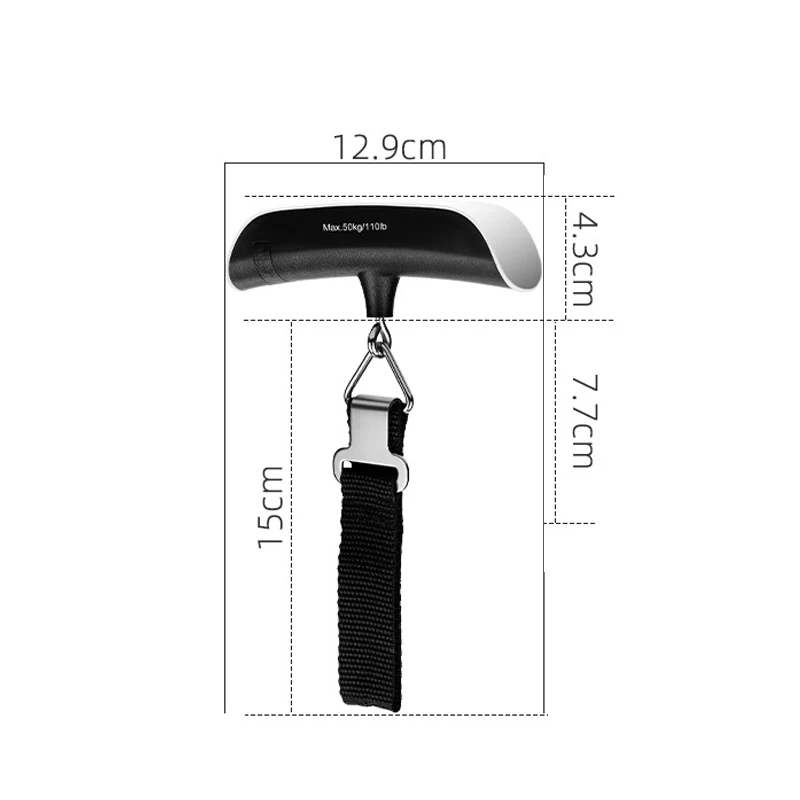 50KG Basculas Digital Mini Weight Machine Weigh Balance Hanging Scales Travel Luggage Scale Portable Electronic Weighing Scales