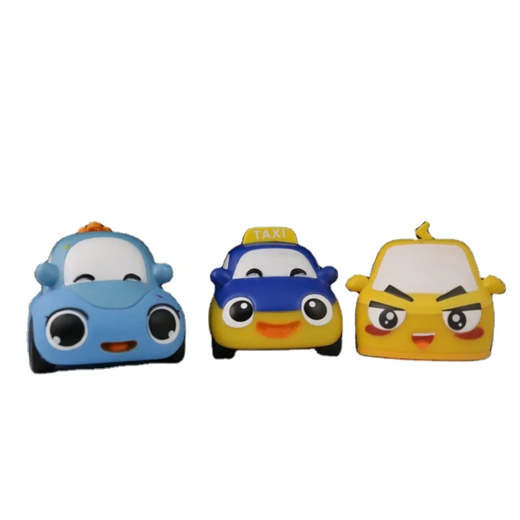 Plastic PVC Car Toys For Children Customized Model Car Toy