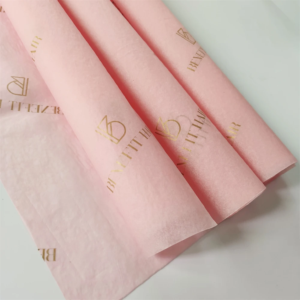High Quality Custom Logo Tissue Paper For Clothing Gift Box Black Wrapping Paper For Packaging