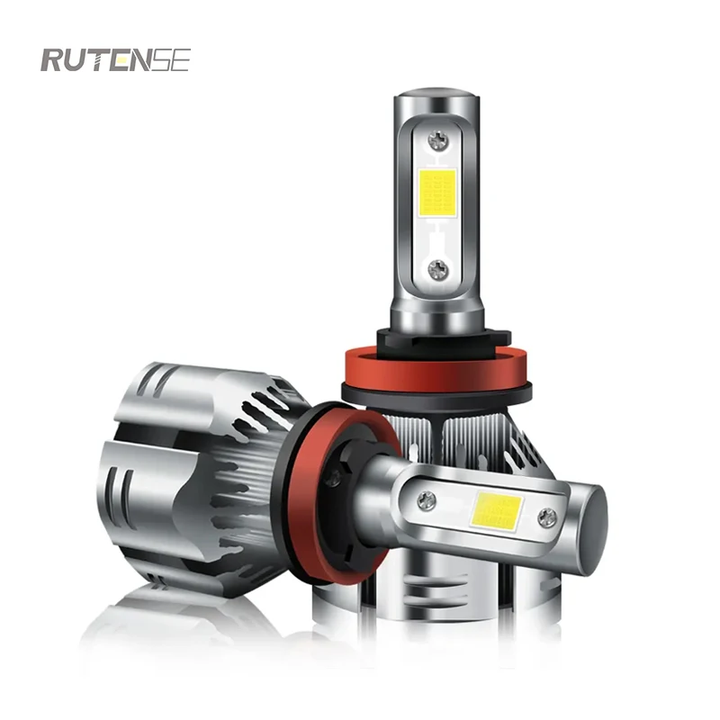 RUTENSE Wholesale price Led Car Lamps R11 6000K 50W 8000LM Led H4 H7 H1 H13 9005 9006 9004 H3 9007 9012 Fog Light  car headlight
