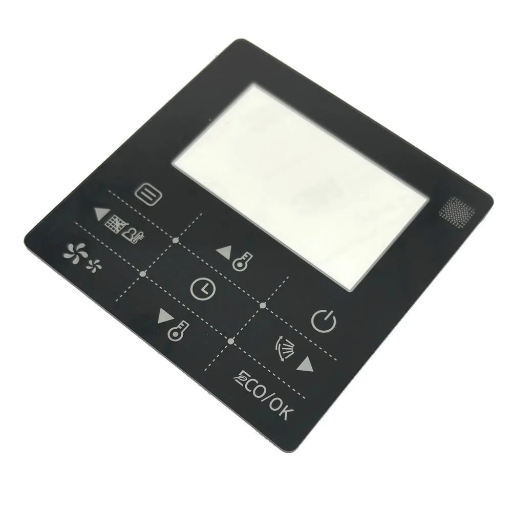 High Quality Custom Anti-Scratch Acrylic Control Panel Screen-Printed Overlay Label Wholesale Plastic Front Panel Decoration