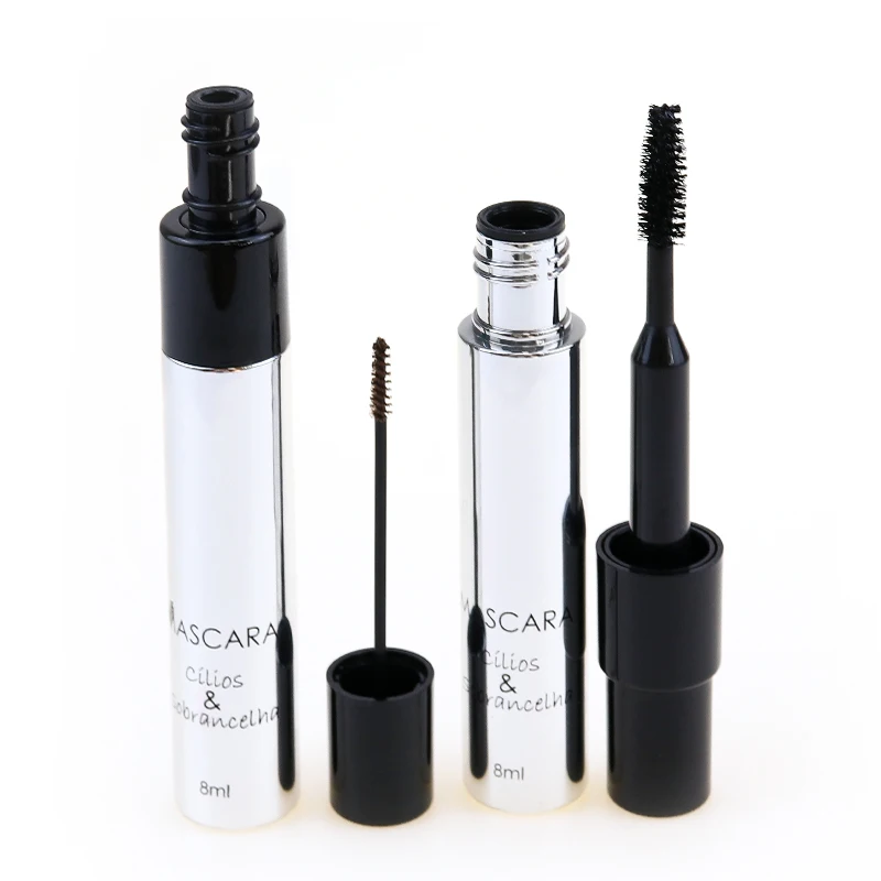 Hot Selling Private label Fast Delivery Stock Waterproof Long Lasting Volume Vegan 2 in 1 Lash Mascara