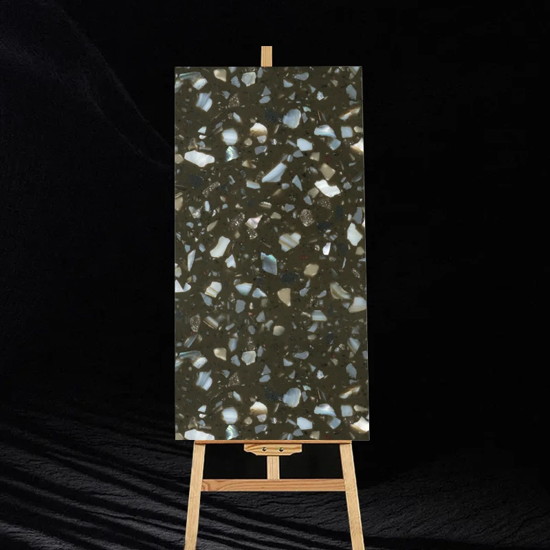 Factory price direct sale 2022 new design artificial slate acrylic grain pattern