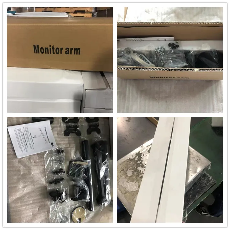 Универсальный отображение на экране компьютера lcd-дисплейдля компьютера, двойные экраны с регулировкой по высоте компьютерный монитор Стенд