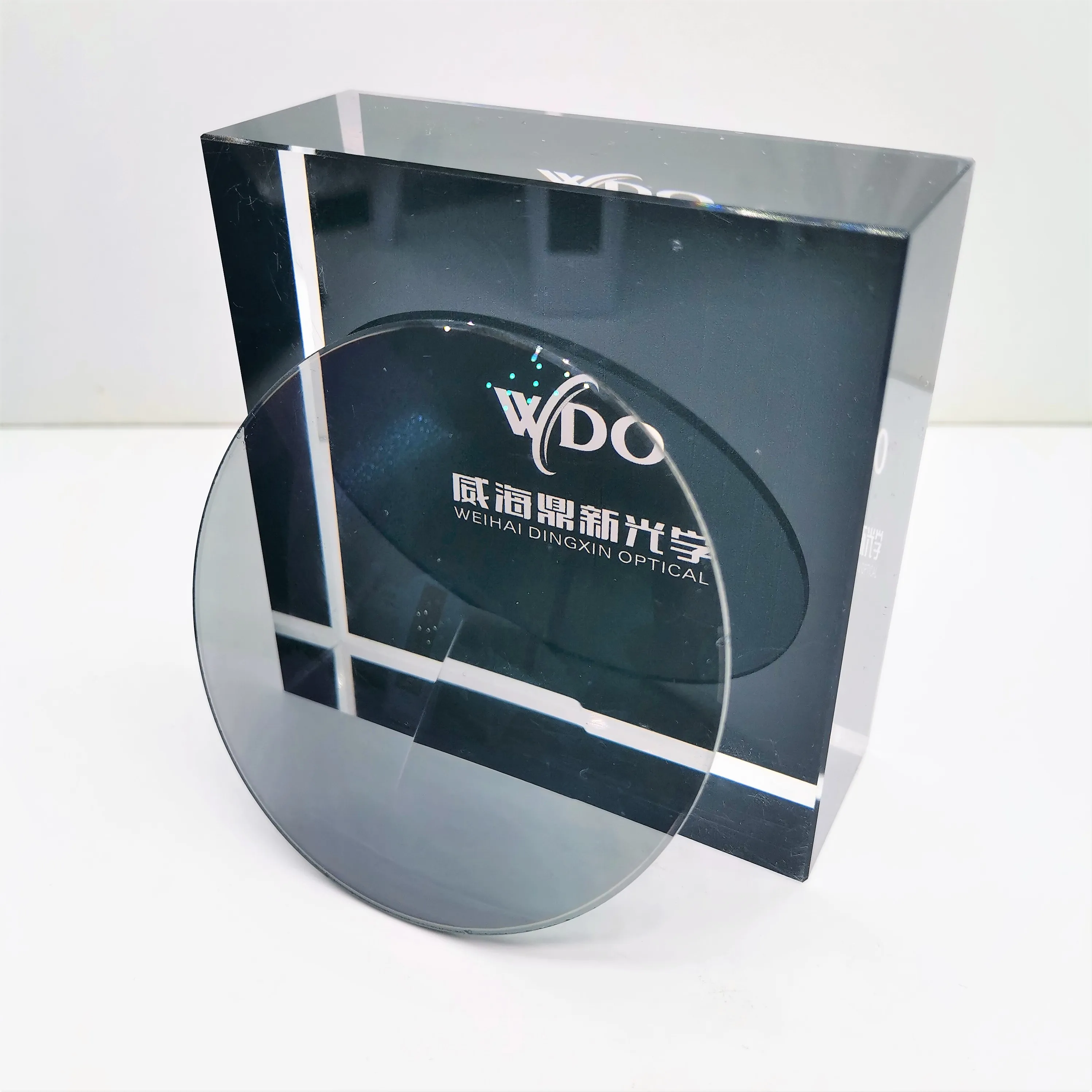 WDO 1 56 плоские оптические линзы HMC бифокальные фотохромные анти-blu светлые стеклянные