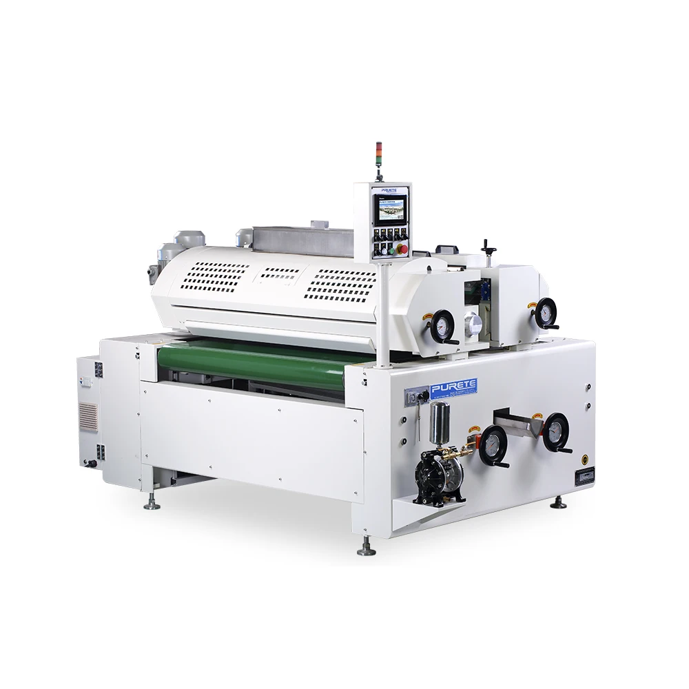 Automatic precision UV roll coating equipment Bathroom decorative glass roll-on colors