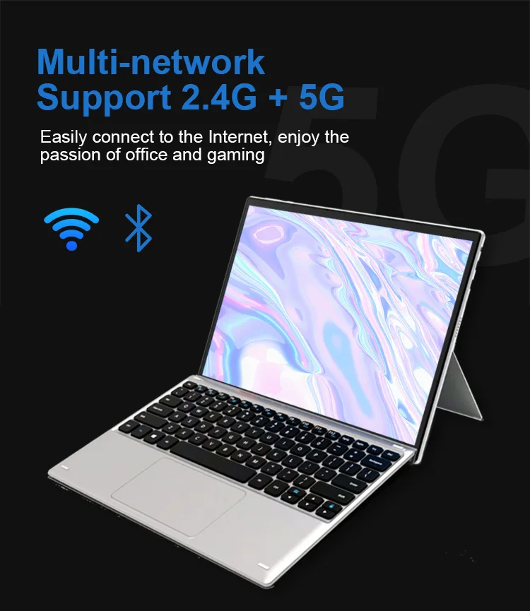 AIWO New Product Chinese mini Laptop 2 1 Notebook Surface Quad Core J4125 Touch Screen Design Convertible Laptop 12.3 inch