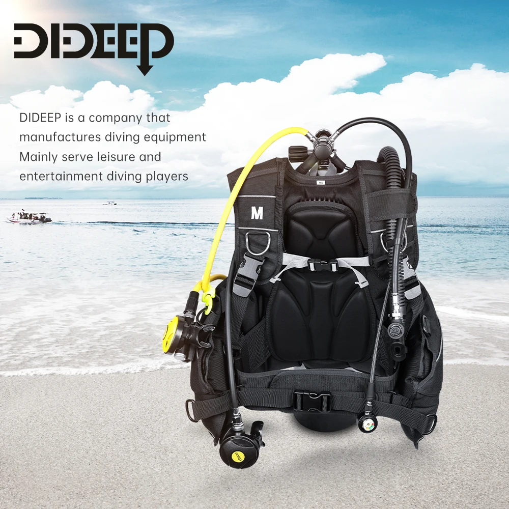 DIDEEP Jacket Design Diving Buoyancy Compensator Device Equipment