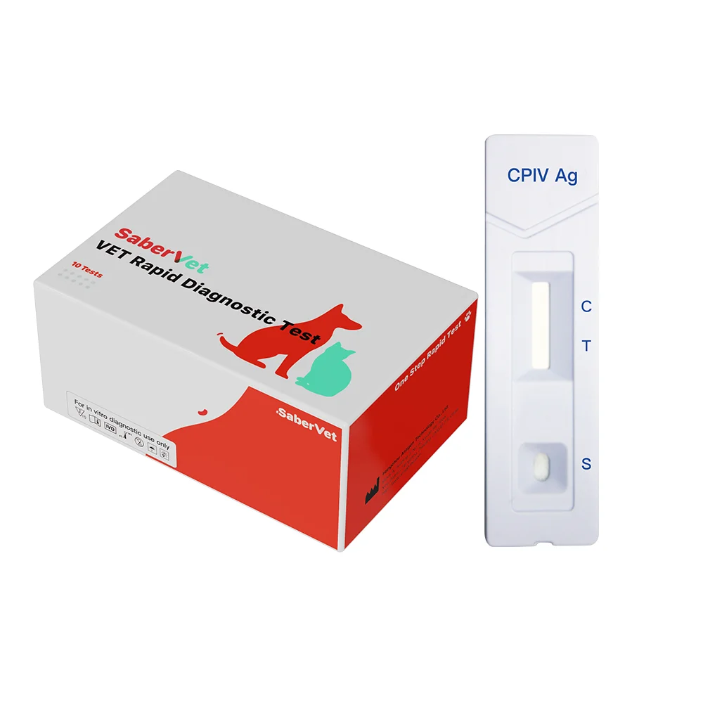 Top sale veterinary drugs test vet rapid kit cpiv ag test parainfluenza pet test kit for dog