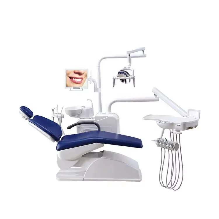 Good performance custom color full set medical dentist device movable light dental chair