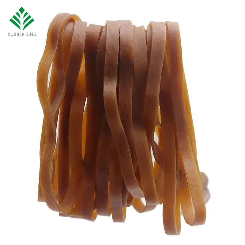 For Money For Bank Custom Printed Logo Thick Manufacturer Heavy Duty Elastic Durable Rubber Band