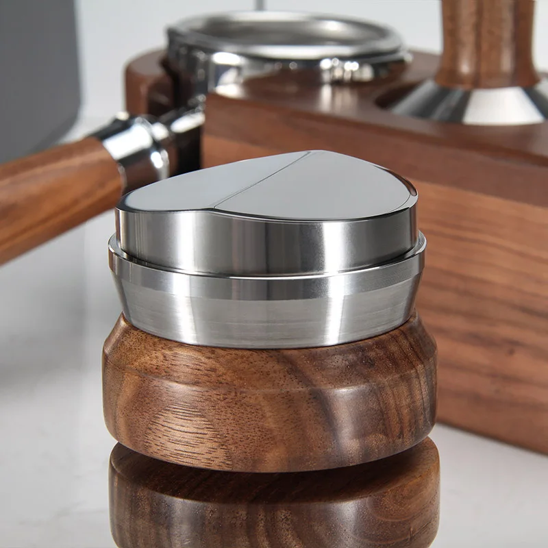 Регулируемый Темпер для кофе, двухголовочный распределительный инструмент, профессиональный пресс для кофе