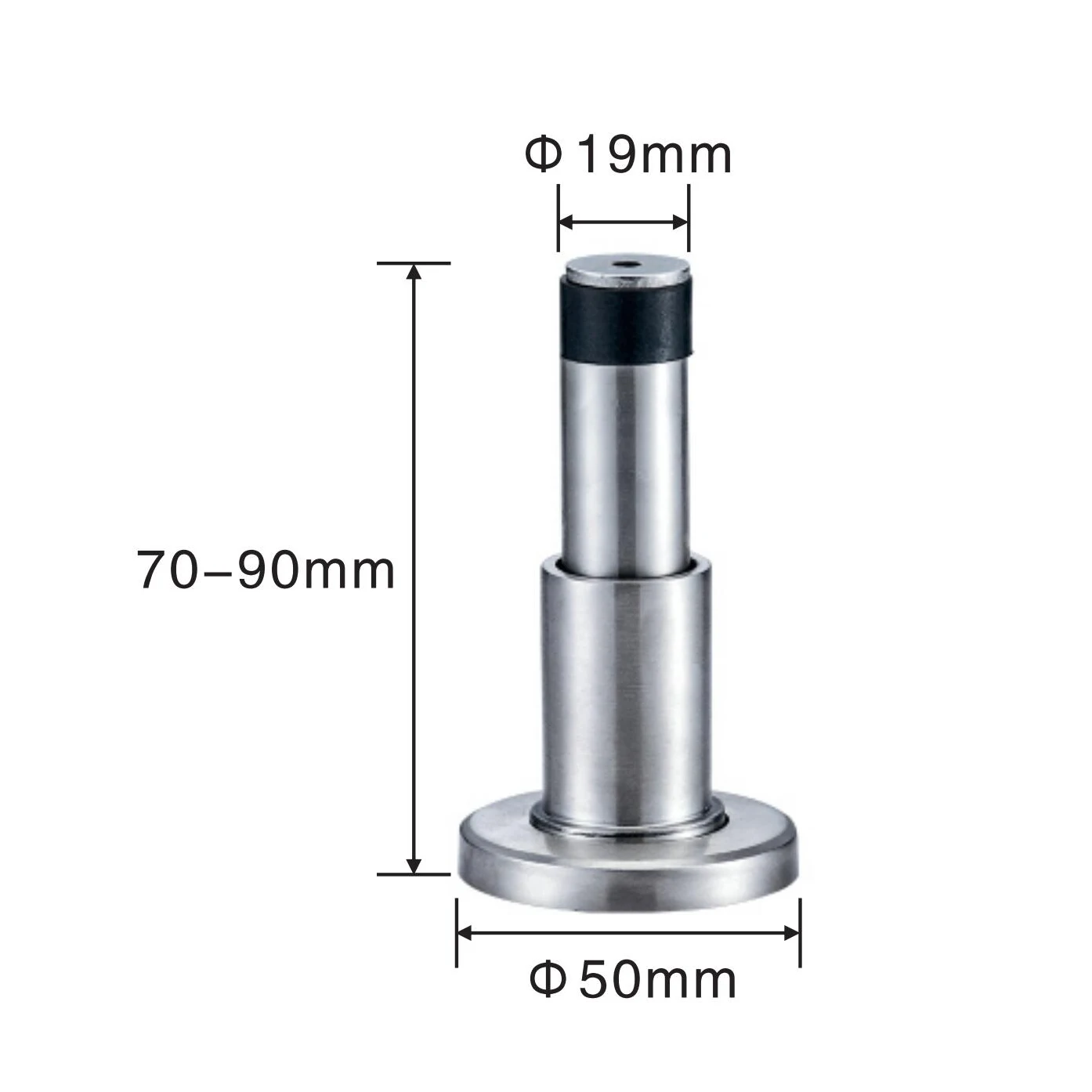 Stainless Steel Floor Mounted Magnetic Door Stop