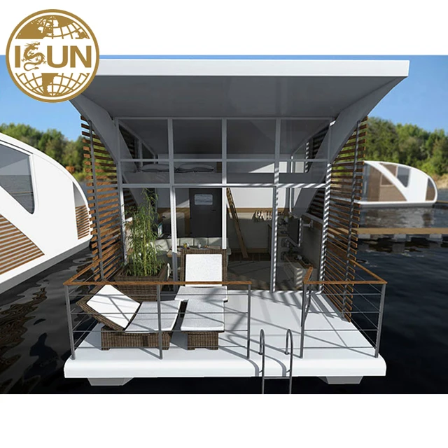 На воде, плавающий отель, домик, крошечный дом, Мобильный корпус, плавающая лодка, сборный контейнер, гостиничный дом