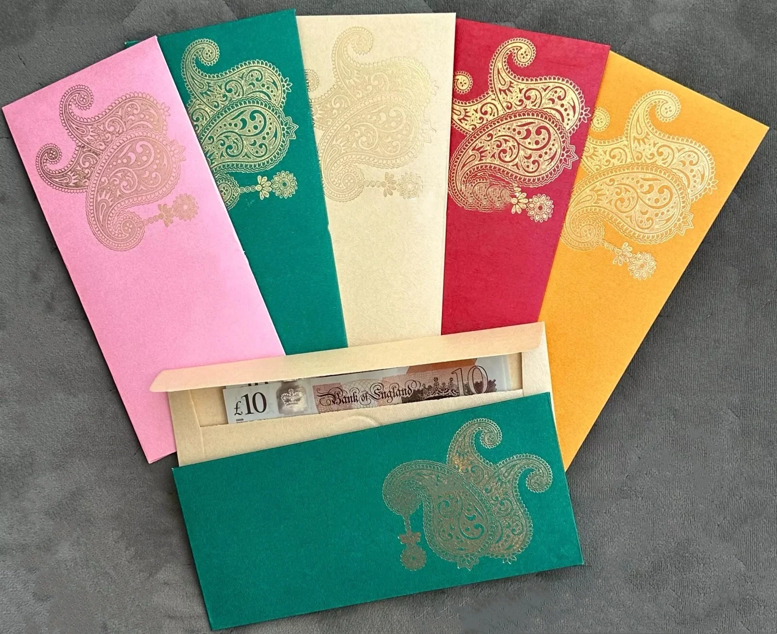 2025 Eid Mubarak Money Envelopes 10 pack  Sampul Raya Custom Made Eid money Packet