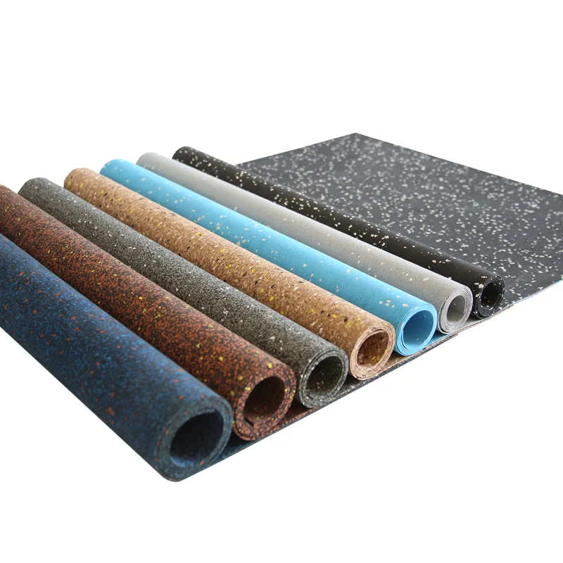 No Smell 10mm Thick Anti-Slip Gym Flooring Rubber Granules Tiles for Indoor Gym or Kindergarten Antishock Floor for Playground