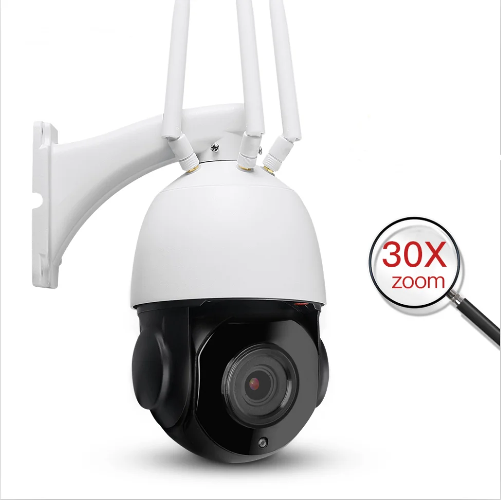 Regis 2MP 5MP 30X Optical Zoom PTZ Outdoor Indoor Waterproof Two Audio Wifi Security Camera 5MP