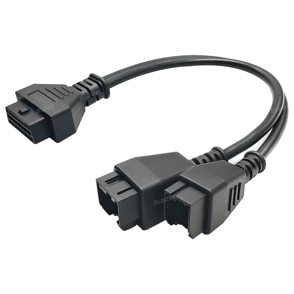 12 8pin Jeep Compass OBD Car Cable 12+8 pin bypass security gateway SGW wire harness for Chrysler Jeep Dodge RAM FCA Alfa Fiat