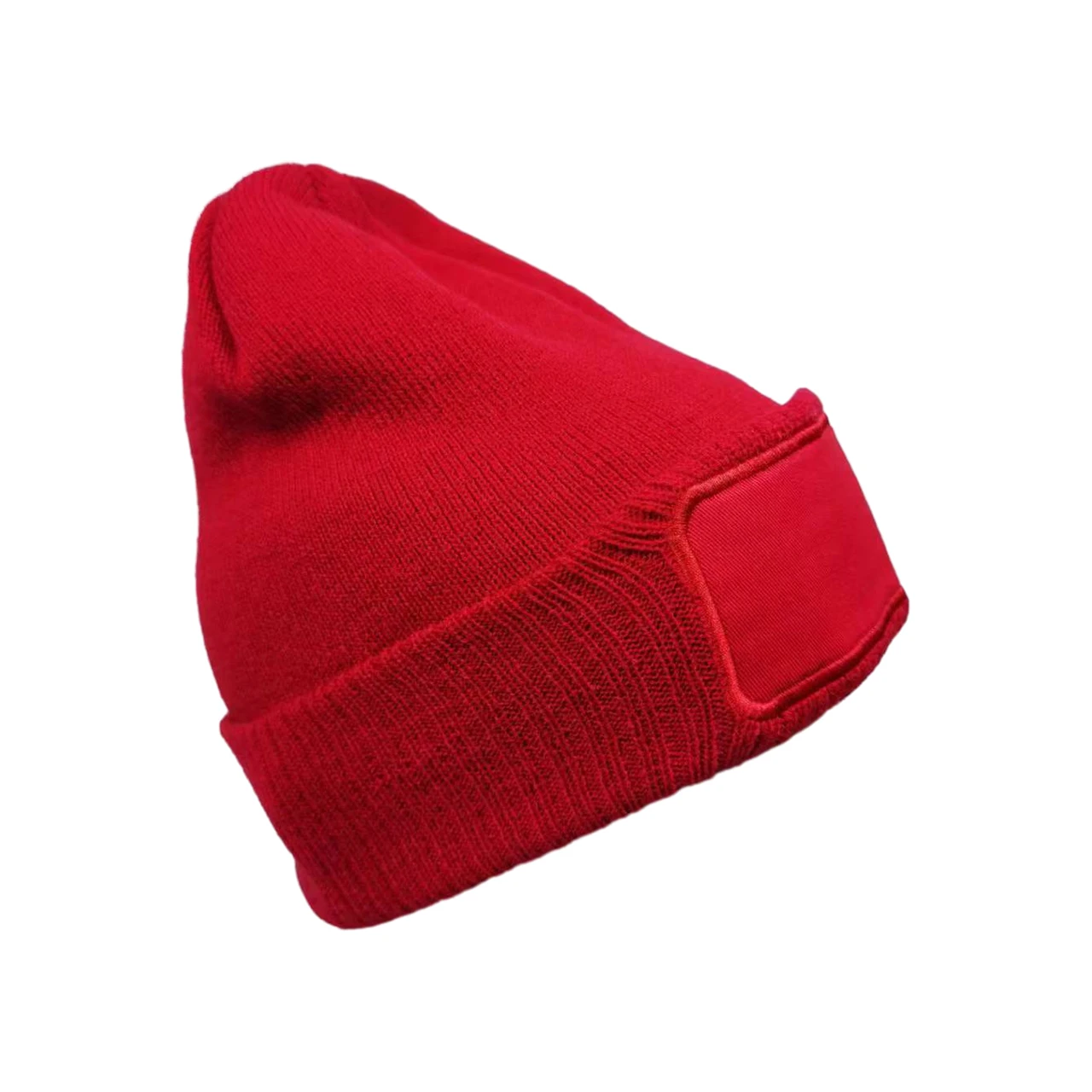 High Quality Unisex Winter Beanie Hat With Patch 100% Acrylic Knitted Beanie Custom Logo Label Y2K Style Cycling Daily