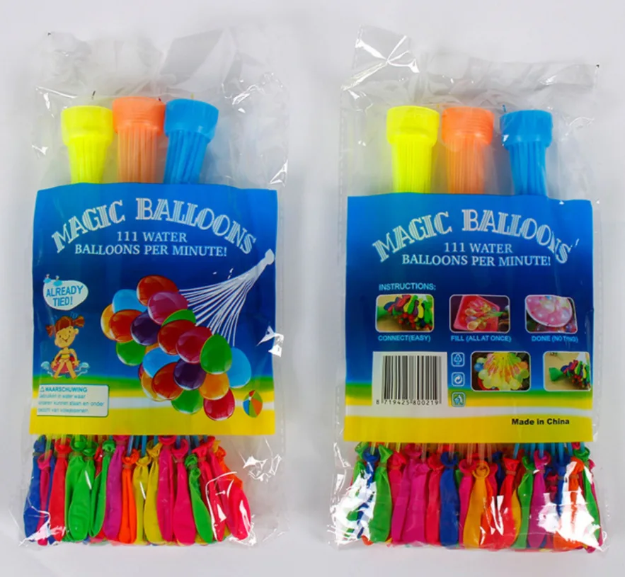 tik tok 3 Bunch Easy Rapid Quick Fill Magic Self Sealing Water Balloon 111 Ball Bomb Boobs Quick Fill water ballon